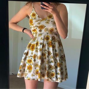 forever 21 sunflower sundress